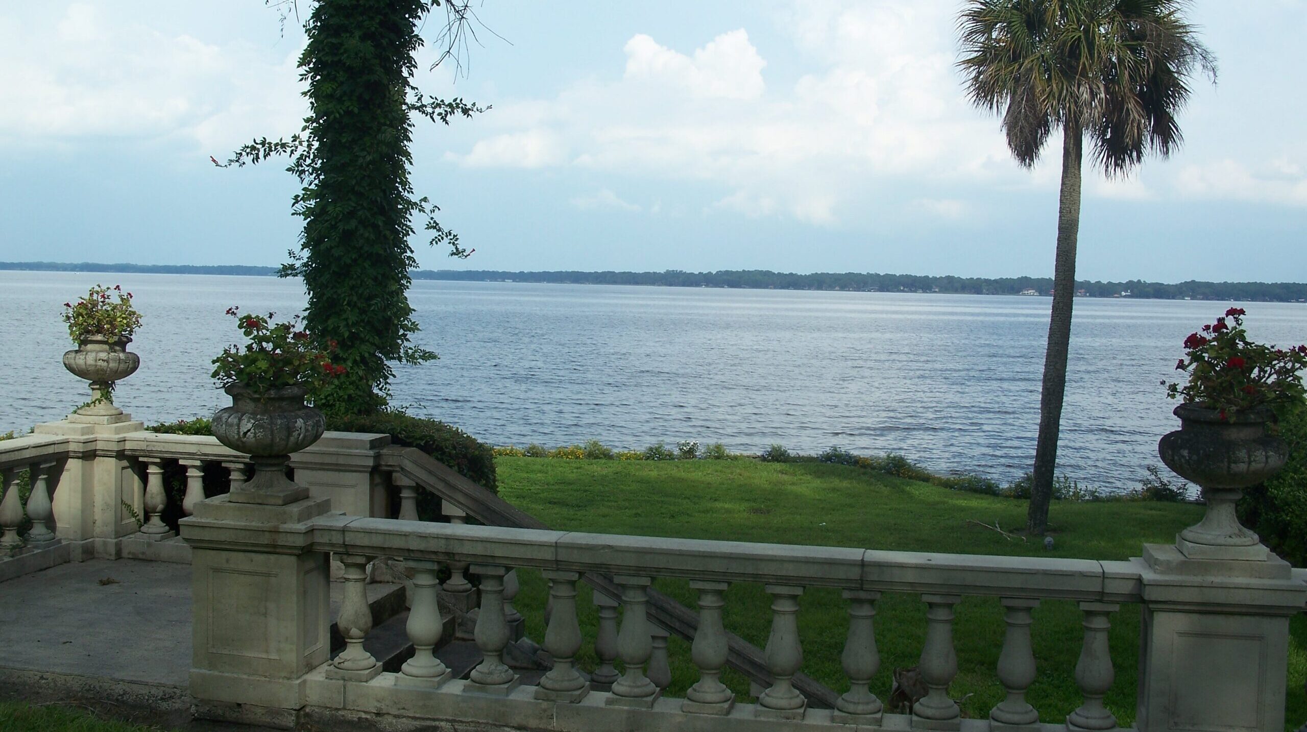 Waterfront view along the St. Johns River in Orange Park, Florida
