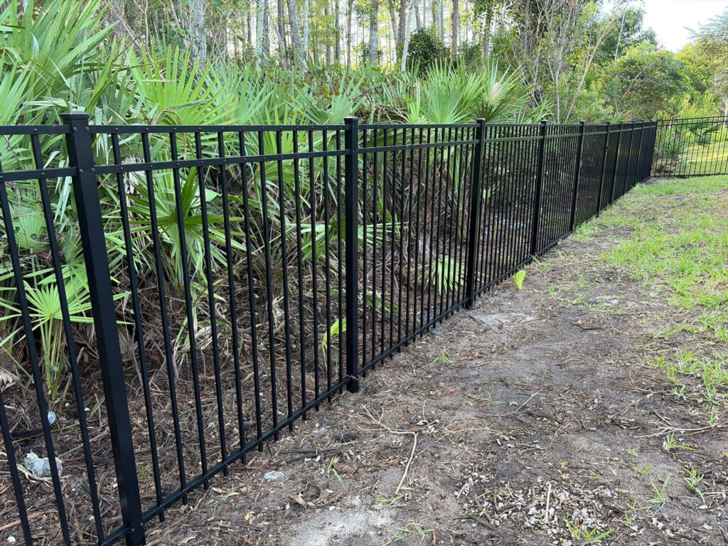 aluminum fence installed at a home in Nocatee that passed the HOA ARB
