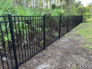 aluminum fence installed at a home in Nocatee that passed the HOA ARB