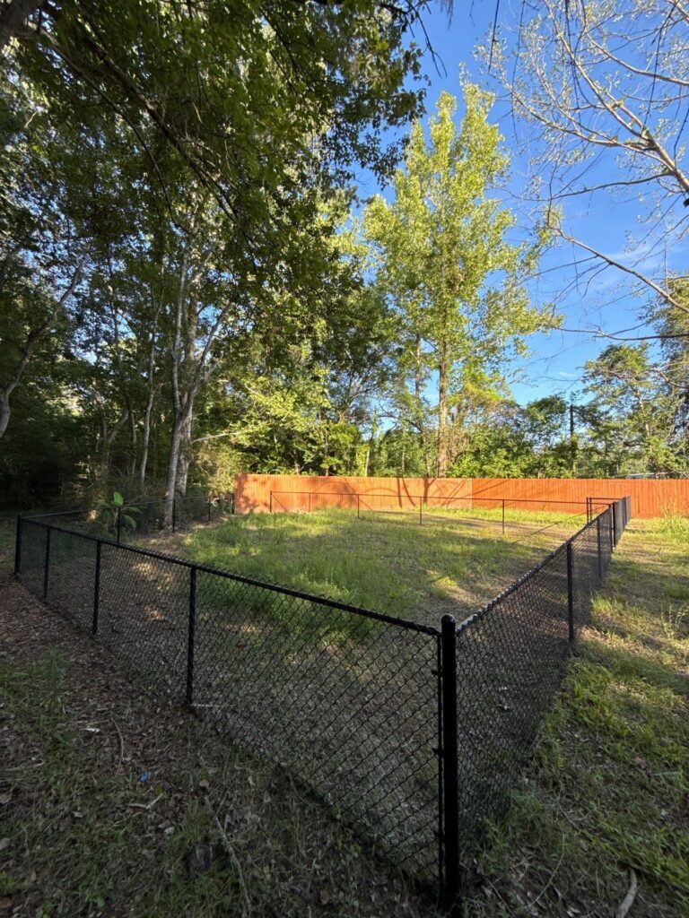 Chain link fence installed by Fortera Fencing