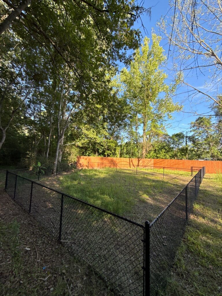 Chain link fence installed by Fortera Fencing